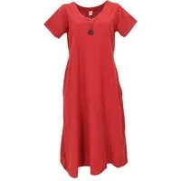 Guru-Shop Midikleid Weiches bequemes Baumwollkleid, Sommerkleid mit..