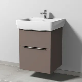 Sanipa 3way Waschtischunterbau zu Laufen Pro A Waschtisch mit 2 Auszügen, Taupe-Matt UP7551T