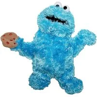 Sesamstrasse Handpuppe Krümelmonster Hand-Puppe Sesamstrasse 35 cm Plüsch-Figur