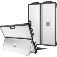 Fintie Tablet-Hülle für Microsoft Surface Pro 7+/7/6/5/Pro LTE 12.3 Zoll, mit Stifthalter, Hartschalen für Original Ständer, Kompatibel mit Type Cover Tastatur