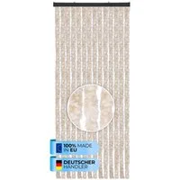 Bestlivings Insektenschutz-Vorhang Chenille viele Größen/Farben, geräuschlos, luftdurchlässig, wetterfest, langlebig, Made in EU