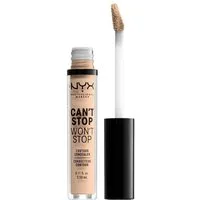 NYX PROFESSIONAL MAKEUP Concealer CANT'T STOP WON'T STOP CONTUR CONCEALER, leichte, verblendbare und matte Formulierung