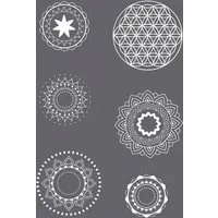 Rayher Motivschablone Schablone Mandala-Motive, A5