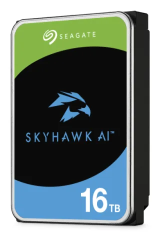 Seagate SkyHawk AI +Rescue 16TB | st16000ve005 | 24/7 - 512e / 3.5" / SATA 6Gb/s