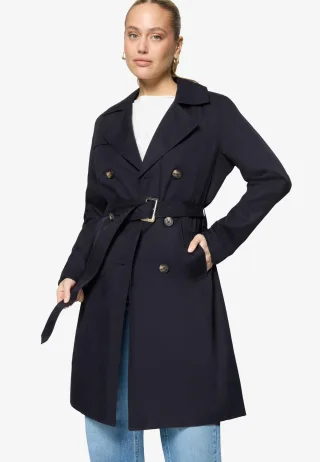 zero - Trenchcoat mit Gürtel deep sky - Gr. - 38