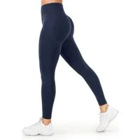 Smilodox Leggings Vonda, Scrunch Sporthose Damen, Shaped Fit, Seamless, Gym & Yoga V-Shape Bund, Seamless, Booty Shape, Push Effect, Squatproof