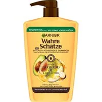 GARNIER Haarshampoo GARNIER WAHRE SCHÄTZE INTENSIV NÄHRENDES SHAMPOO, intensive Pflege, mit Sheabutter, sorgt für Glanz