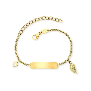 Engelsrufer I.D.-Armband HEBS-ID-WING-G