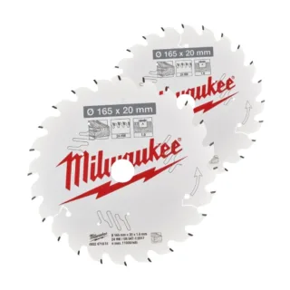 Milwaukee Sägeblatt Twin Pack 165x40Z - 2-teilig Wechselzahn - 4932492433