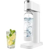 OZAVO Wassersprudler Wassersprudler SDS-160 Trinkwassersprudler mit 1 L Wasserflasch, Soda Sprudelwasser Maschine Soda Maker ohne CO2 Flasche BPA-Freier