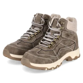 Beliana Outdoorboots - Gr. 36 - Taupe - Textil & Synthetik