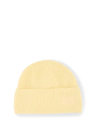 Denim Tom Tailor - structured beanie soft vanilla yellow - Gr. - OS