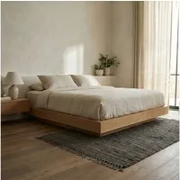 Elegant Floors Teppich Chindi Hellgrau 60x90 cm Baumwolle handgewebt Flachgewebe wendbar Boho, Höhe: 9 mm
