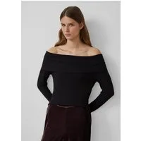 s.Oliver Langarmshirt T-Shirt Off-Shoulder-Longsleeve