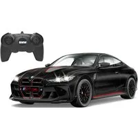 Jamara RC-Auto Deluxe Cars, BMW M4 CSL 1:16, schwarz matt - 2,4 GHz, mit LED-Lichtern