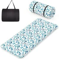 Futonmatratze, COSTWAY, 10 cm hoch, Futon Matratze, Tatami-Matte, Klappmatratze, 90x200cm