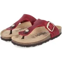 Palado Palado PALA-251780494-04 Damen Rauleder red Pantolette