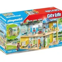 Playmobil® Große Schule (71327), My City Life Konstruktions-Spielset, (282 St), Made in Germany