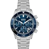 BOSS Chronograph SEALINER 1514322, Quarzuhr, Armbanduhr, Herrenuhr, Edelstahlarmband, analog, Tag