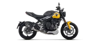 Sport Auspuff Komplettanlage Arrow Veloce BLACK Triumph Trident 660 Bj.2025-2026 EURO5+ KAT / ABE