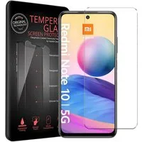 CoolGadget Schutzfolie Panzerfolie für Xiaomi Redmi Note 10 5G, (9H Härtegrad, 2x Schutzglas, 1xReinigungset), Displayfolie Panzer Schutzfolie 2 Stück für Redmi Note 10 5G Glasfolie