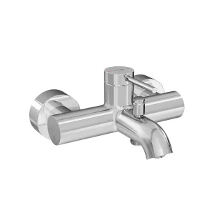 VitrA Minimax Round Einhebel-Wannenfüll- und Brausearmatur Aufputzmontage Chrom,A43548EXP A43548EXP