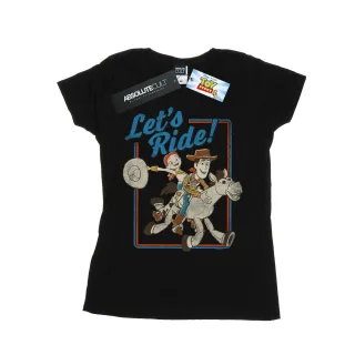 Disney - "Toy Story 4 Let's Ride" T-Shirt für Damen (Schwarz)