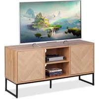 relaxdays TV-Board TV Lowboard Retro-Design