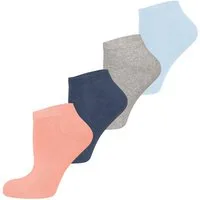 Nur Die Sneakersocken Frotteesohle (4-Paar) Sneaker Socken, Kurzsocken, Füßlinge