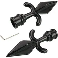 Liedeco Gardinenstangen-Endstück Amor, Gardinen, (Set, 2-St), für Gardinenstangen Ø 16 mm