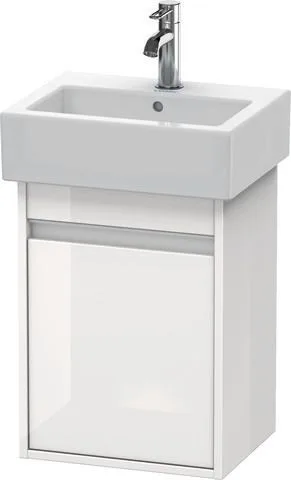 Duravit Ketho Waschtischunterbau wandhängend Weiß Hochglanz 400x320x550 mm - KT6630L2222 KT6630L2222