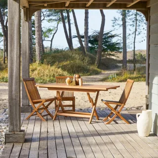 Outdoor-Tisch aus Akazienholz 120 Capri