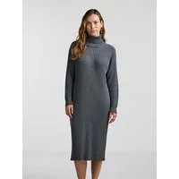 Y.A.S Strickkleid YASMAVI KNIT MIDI ROLLNECK DRESS