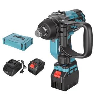 Drillpro Electric Wrench 1" Square Drive 3000N.m Torque 2000rpm 3300ipm 4.5Ah Battery EU Plug Cordless Impact Wrench
