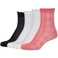 Camano Socken 4er Pack 4er Pack Extra weiche Bündchen ohne Druckgefühl, mit verstärkte Ferse