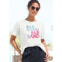 Elbsand T-Shirt Liv mit Logodruck