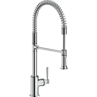 hansgrohe Axor Montreux Küchenarmatur 16582000 chrom, schwenkbar 360Grad, Semi-Pro