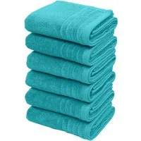 OTTO home Handtücher Sanremo Premium, Premium Handtücher, 600 gr/m², 50x100cm, Frottier (Set, 6-St), mit Bordüre, flauschig und weich, 5 Jahre Garantie