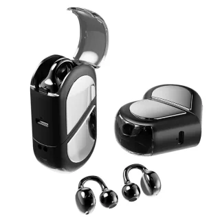 K521 TWS Earclips Headset Wireless bluetooth 5.4 Earphone 9D Surround Sound Intelligent Call Noise Cancelling 24H Playba