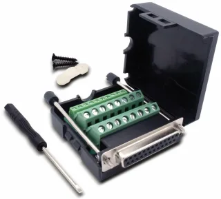 QUADRIOS, 2010C261, USB-Modular-Set, D-Sub, Buchse, Einbau horizontal, Polzahl 25