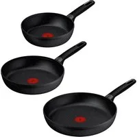 Tefal Pfannen-Set Excell'Cook, Aluminium (Set, 3-tlg., je 1 Pfanne 20/24/28 cm), leistungsstarke Antihaftbeschichtung, Induktion, metallspatelsicher