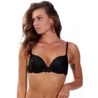 After Eden Push-up-BH ANNA mit Schale, mit Bügel, mit Spitze, bequem, feminin, push up
