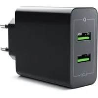 Aplic USB-Ladegerät (6000 mA, 1-tlg., 2-Port Quick Charge USB Ladegerät 36 W / 6000 mA / Schnellladefunktion)