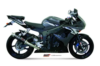 Sport Auspuff MIVV GP Carbon Yamaha YZF 600 R6 Bj. 2003-2005 Typ: RJ05/RJ09 mit ABE