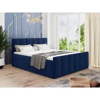 Sofnet Boxbett Star Lux (mit zwei Bettkästen, Bonell-Matratze und Topper), Doppelbett, Polsterbett mit Kopfteil und Fußteil, Boxspringbett
