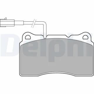 Delphi Bremsbel?ge vorne Alfa Romeo 166 Brera Giulietta