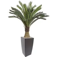 Kunstpalme Cycaspalme Palme, Creativ green, Höhe 130 cm, im Kunststofftopf