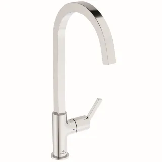 Ideal Standard Küchenarmatur Gusto Ausladung 204mm eckiger Auslauf Chrom, BD411AA BD411AA
