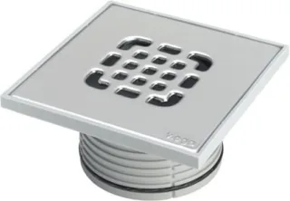 Viega Aufsatz 4934.4 Rost verschraubt in 150x150mm Kunststoff grau 555238