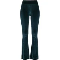 URBAN CLASSICS Leggings Urban Classics Damen Ladies High Waist Velvet Boot Cut Leggings (1-tlg)